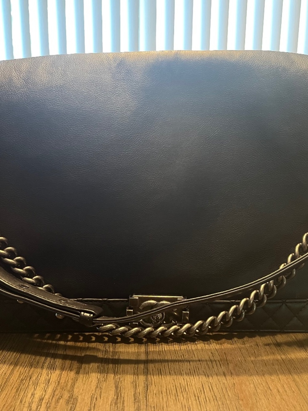 Chanel XL Reverso Boy Bag Black Excellent!! - Picture 1 of 9